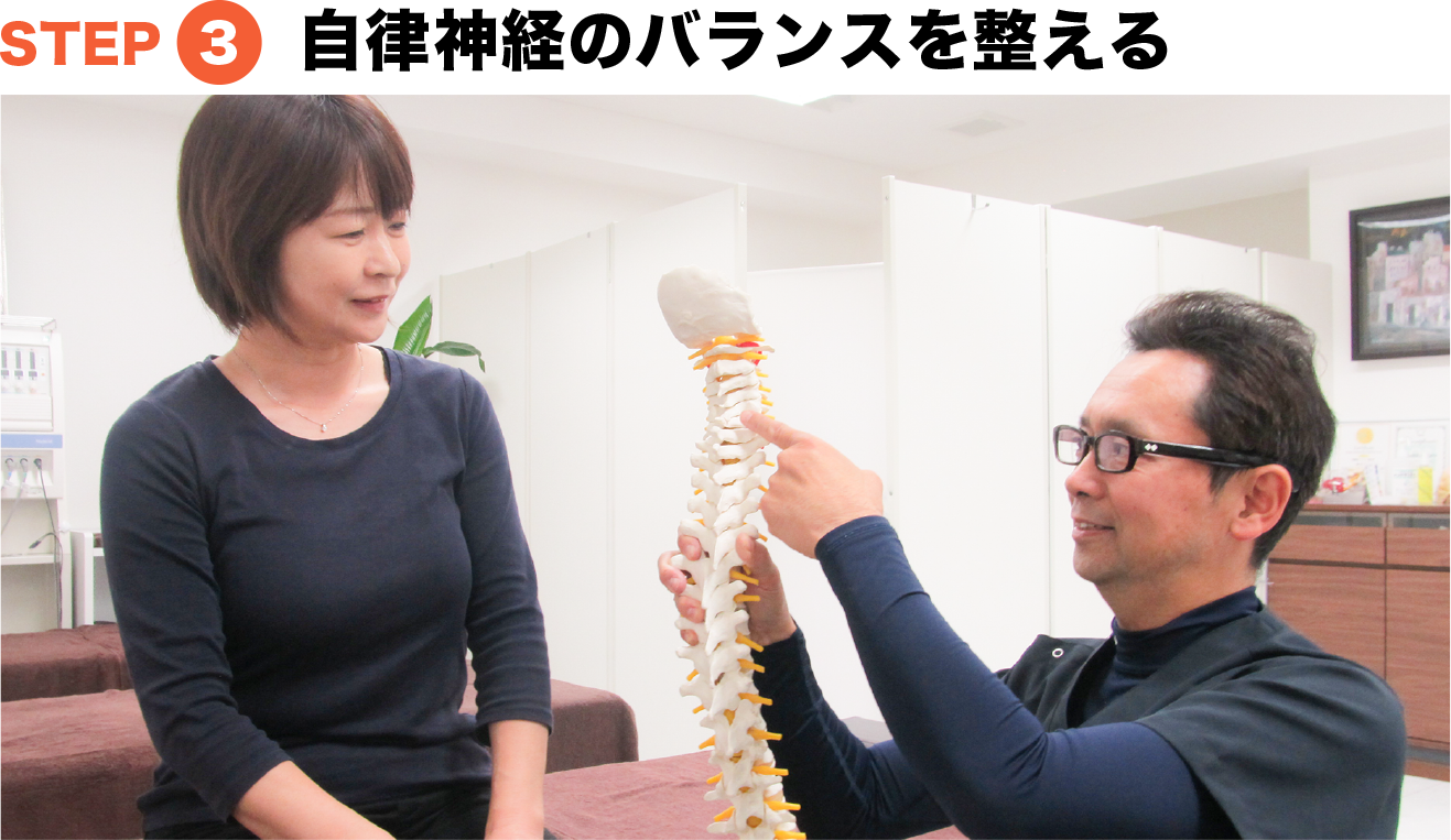 自律神経のバランスを整える